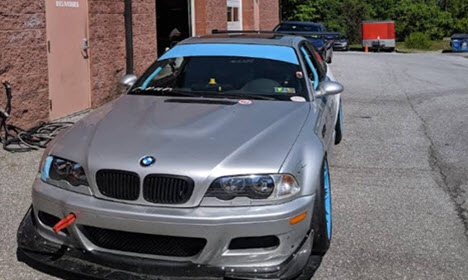 BMW E46 M3 Equipped With a GT4-style Motorsport Front Lip Splitter