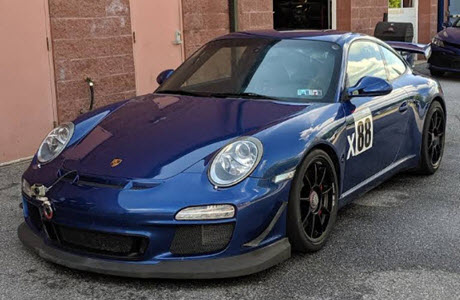 Blue Porsche 911 GT3 Ready For Track Use
